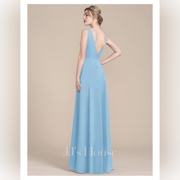 Light Blue JJ's House Bridesmaid Dress - Picture 2 of 4